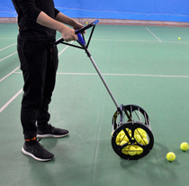 Eisenway tennis ball picker multi-ball frame trainer basket tennis supplies automatic ball picking basket