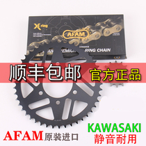 Kawasaki Little Vulcan er6n f z ninja650 versys650 Front and rear tooth disc sprocket chain