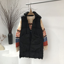 Spelled out the perfect pregnant woman Machia autumn winter long cash display slim black 100 lap cotton clothes vest foreign air hot mother autumn winter coat