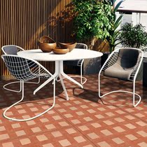 French outdoor brick Mediterranean homestay garden courtyard outdoor floor brick net red outdoor non-slip floor brick retro brick