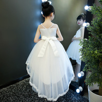 Princess dress girls puffy dress for childrens gown small host girls birthday evening gown flower girl wedding white