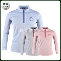 Special 2020 early autumn new Korean GOLF suit mens half zipper sports long sleeve T-shirt GOLF