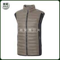 Special 2020 autumn and winter new Korean golf suit mens warm zipper cotton vest GOLF waistband