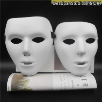 Halloween trembles live hand-painted mask dancers dance performance hip-hop full face mask street dance mask men and women