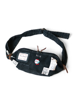 Warm wine kapital retro Japanese tide casual old Mickey canvas one-shoulder messenger bag small wandering bag ins