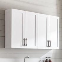 Space aluminum mirror cabinet Wall-mounted bathroom Bathroom mirror mirror box shelf Wall-mounted bathroom balcony storage cabinet