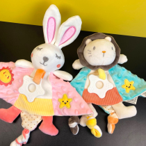 Newborn Bean Suede Appeasement Towel Baby Entrance Sleep Appeasement Doll baby Sleeps hugging plush Toys