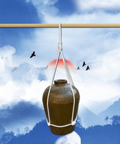 Carrying the wine altar deities to lift the wine altar tools to lift the wine rope without moving the wine altar is convenient and quick and simple