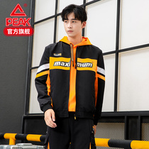 Peak sports jacket men 2021 Autumn New loose comfortable casual trend letter print coat woven R