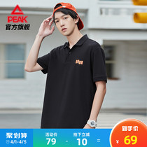 Pike short sleeve POLO hooded men summer new loose turtleneck T-shirt pure cotton short T half sleeve sports casual blouse