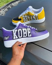 Sneakers to figure custom animation diy hand-painted AJ1 Air Force AF1 Kobe stroke edge board shoes change color modification shoes