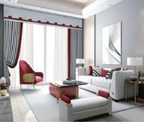 Magnolia home Boqing modern simple fashion about seamless cloth moisture-proof curtain living room bedroom bedroom universal X320145