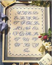 12341 Plain Alphabet 228-323-2 Cross Embroidery Redraw Source File XSD