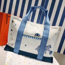 H home tall order small horse pattern mommy bag external travel bag diaper bag powdered milk bag large capacity waterproof liner