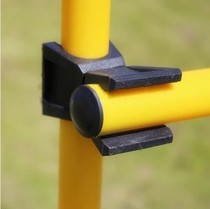 Football training sign pole special clip clip connection sign pole buckle Lange