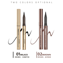 (Huhoo Global Buy) Thailand TREechada waterproof eye line pen black and brown 2g
