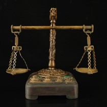 Inlaid gemstone faucet balance scale-DZ6329