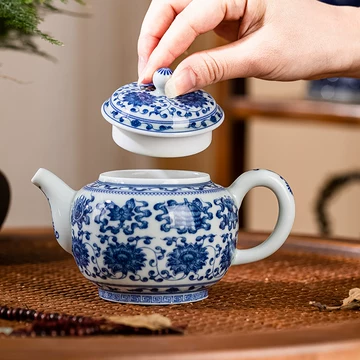 青花缠枝莲茶壶-青花缠枝莲茶壶促销价格、青花缠枝莲茶壶品牌- 淘宝