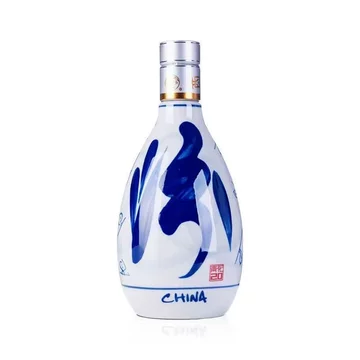 杏花村 青花 汾酒 500ml 53% 山西杏花村汾酒53度青花40汾酒500mL*1盒裝清香型國產高度白酒