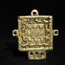 Hawk - bauxing alloy copper Tibet Nine House gossip card Golden Hawk Bacheng auction C2193
