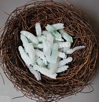 Natural jade ice species Buddha hand pendant 1