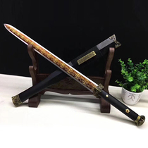 (Mo Qianjian) Retro war sword Zhejiang Province of China Maestro Ji Satoshi unopened with a long sword and true sword ancient wind
