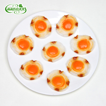 PVC high simulation poached eggs fake fried egg model kitchen dishes play photo film props early education eggs