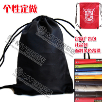Customized advertising bag football bag basketball bag training bag fitness bag waist shoulder drawstring bag shoe bag for men and women