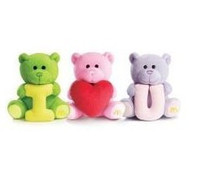 Mid-Autumn Festival National Day Special 2007 McDonalds Toy Letter Bear (I LOVE U Limited Edition) 3 Sets Not Available