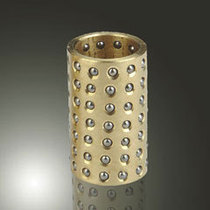 Copper base FZ steel ball cage steel ball guide sleeve copper sleeve 25*100*3
