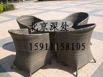 The chair-five pieces set rattan chairs garden table and chair furniture dining room office leisure furniture