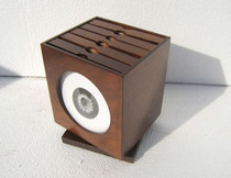 European wooden rotating CD box wooden CD box Foreign trade CD storage box CD rack CD box special CD bag