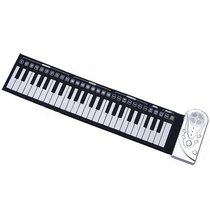 Hand roll piano 49 key electronic organ portable folding soft silicone piano folding soft piano without MIDI