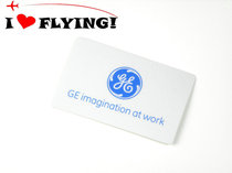 I love flying) GE Universal logo bus card sticker card meal card sticker FLIGHT CREW