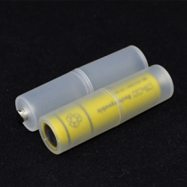 Enhanced No 7 to No 5 battery adapter Battery converter conversion barrel Matte transparent white