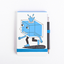  Water Cube Official Flagship Store Water Cube x Jeremyville Notebook Pencil 