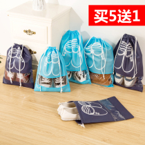 Travel Transparent Waterproof Shoes Bag Shoes Cashier Bag home Dust-proof bunches Pockets Non-woven visual sneakers bag
