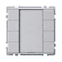 Schneider Morton KNX-EIB 8 key smart panel with coupler (silver gray) MTN628360