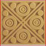Shanghai Longzhang sand rock sandstone carving TV background wall brick porch partition background wall material-double round plate