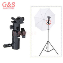  Metal flash universal bracket Light stand E-type lamp holder E-type bracket can be directly connected to tripod E-type II