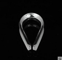 3mm steel wire rope with ringer 304 stainless steel ringer chicken heart ring triangular ring quarto triangular ring M3