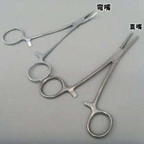 Stainless steel hemostatic forceps for earwax Zhangjiagang elbow straight head cupping with fishing hook pliers cupping supplies