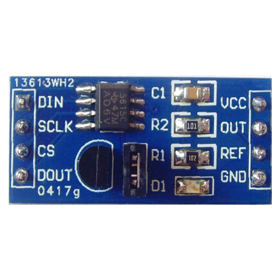 Digital-to-analog conversion module of TLC5615 10-bit serial DAC digital-to-analog converter