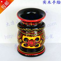 Liangshan Yi Lacquerware Pen Holder stationery red yellow and black three-color ethnic handicraft tourist souvenirs