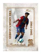 2004 - 2005 World Football Mr Ronaldinho refracted the star card