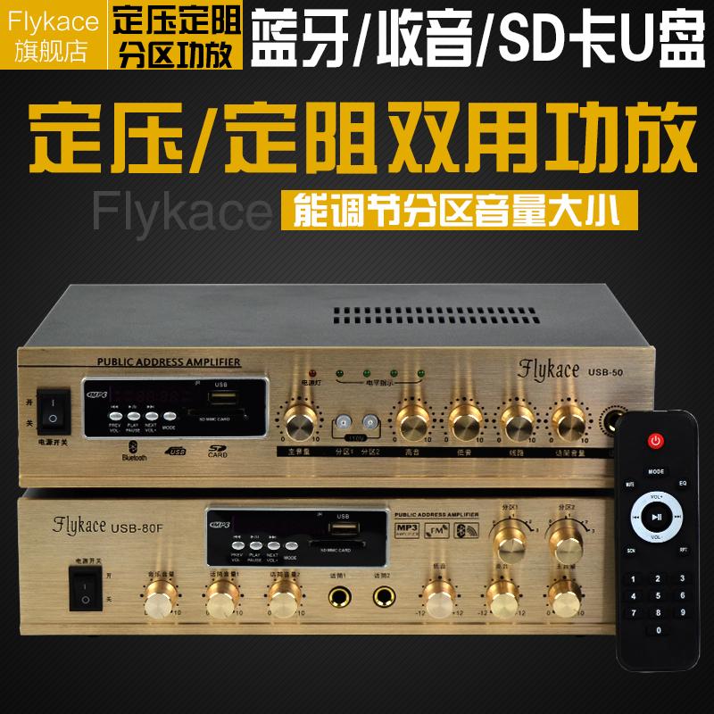 Flkace MP 5050 USB Fixed Voltage and Fixed Resistance Power Amplifier