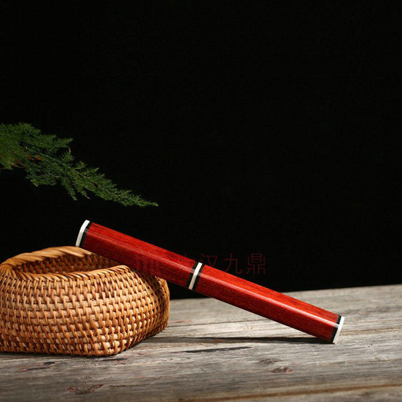 Small leaf purple sandalwood (Puer tea knife) high-dense old material handcrafted tea ceremony utensils redwood solid wood tea knife