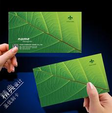 环保绿色生态科技节能保洁企业学校教育农业苗木绿化名片印刷名片