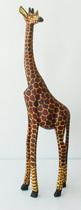 African wood carving Kenyan giraffe 24 inches high 60 cm New goods booking