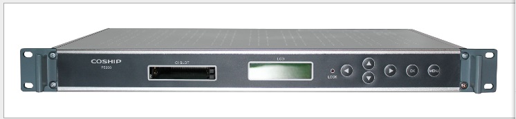 6 STB Satellite TV Video Decoder in Tongzhou Cable TV Front-end CDVB-P5000 STB